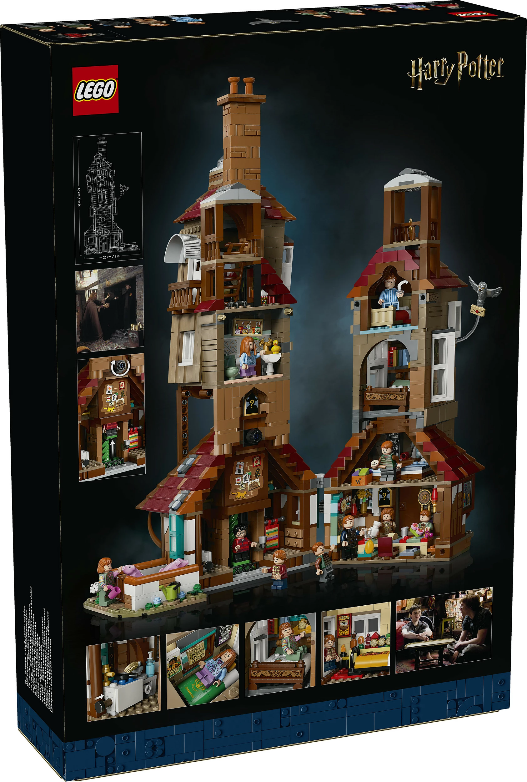 Set ndërtimi LEGO The Burrow, Koleksionist, 2405 pjesë, shumëngjyrësh
