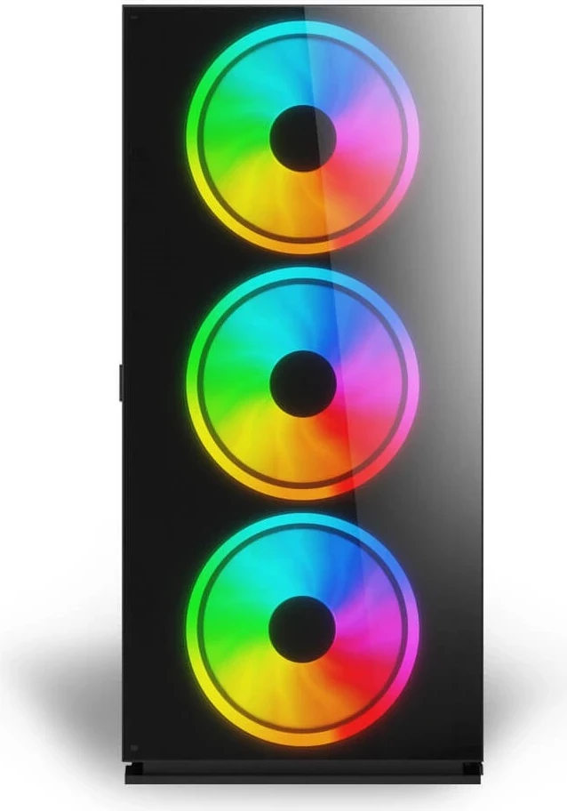 Kasë SAVIO Prime X1 ARGB Glass, e zezë