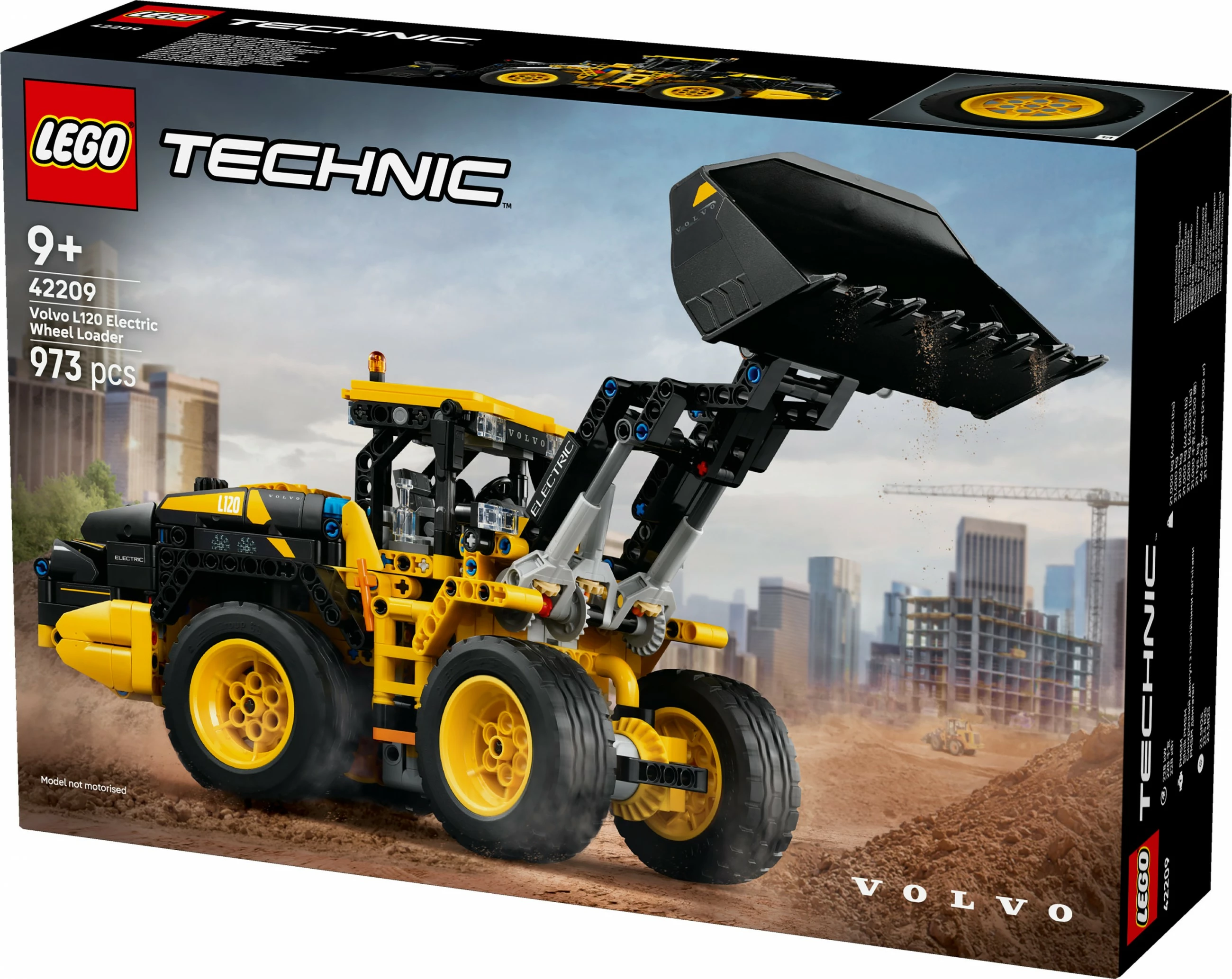 Set ndërtimi LEGO Technic Volvo L120 Electric Radlader 42209, 973 pjesë, multingjyrësh