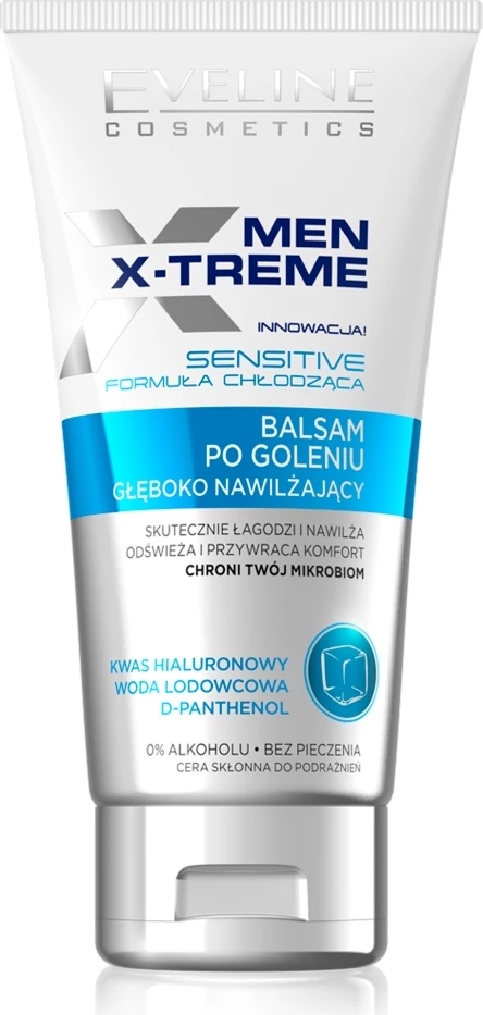 Balsam pas rruajtjes për meshkuj Eveline Cosmetics Men X-Treme Sensitive Deep Hydrating, 150ml