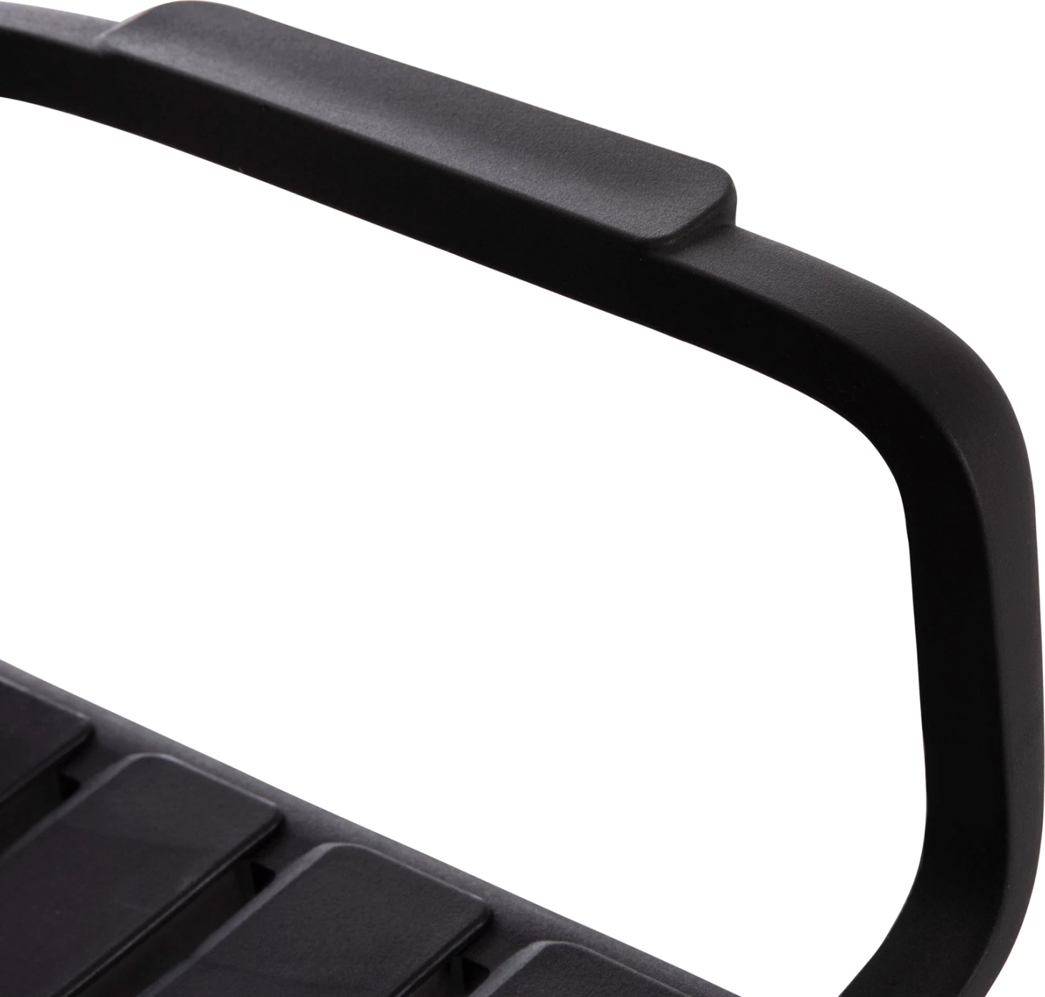 Stol dy vendësh polipropileni, i zi, KORVER FH6332.02, 113x65x76cm