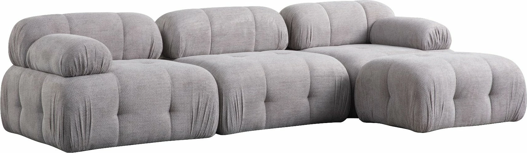 Kënd-sofë Atelier del Sofa, Petite 3, ngjyrë gri e çelët