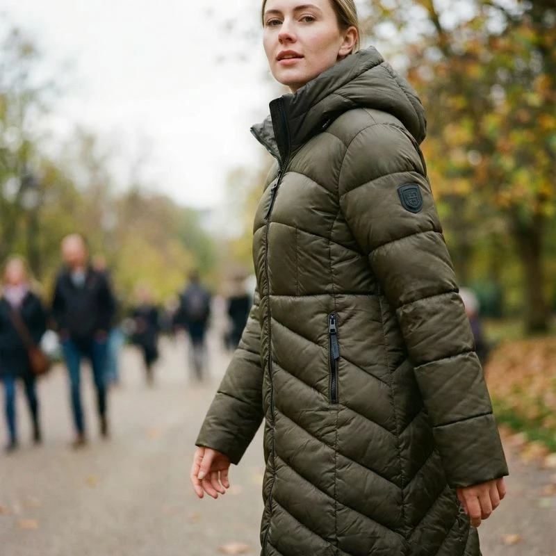 Jakne femra Geographical Norway, kaki [Madhësia: L]
