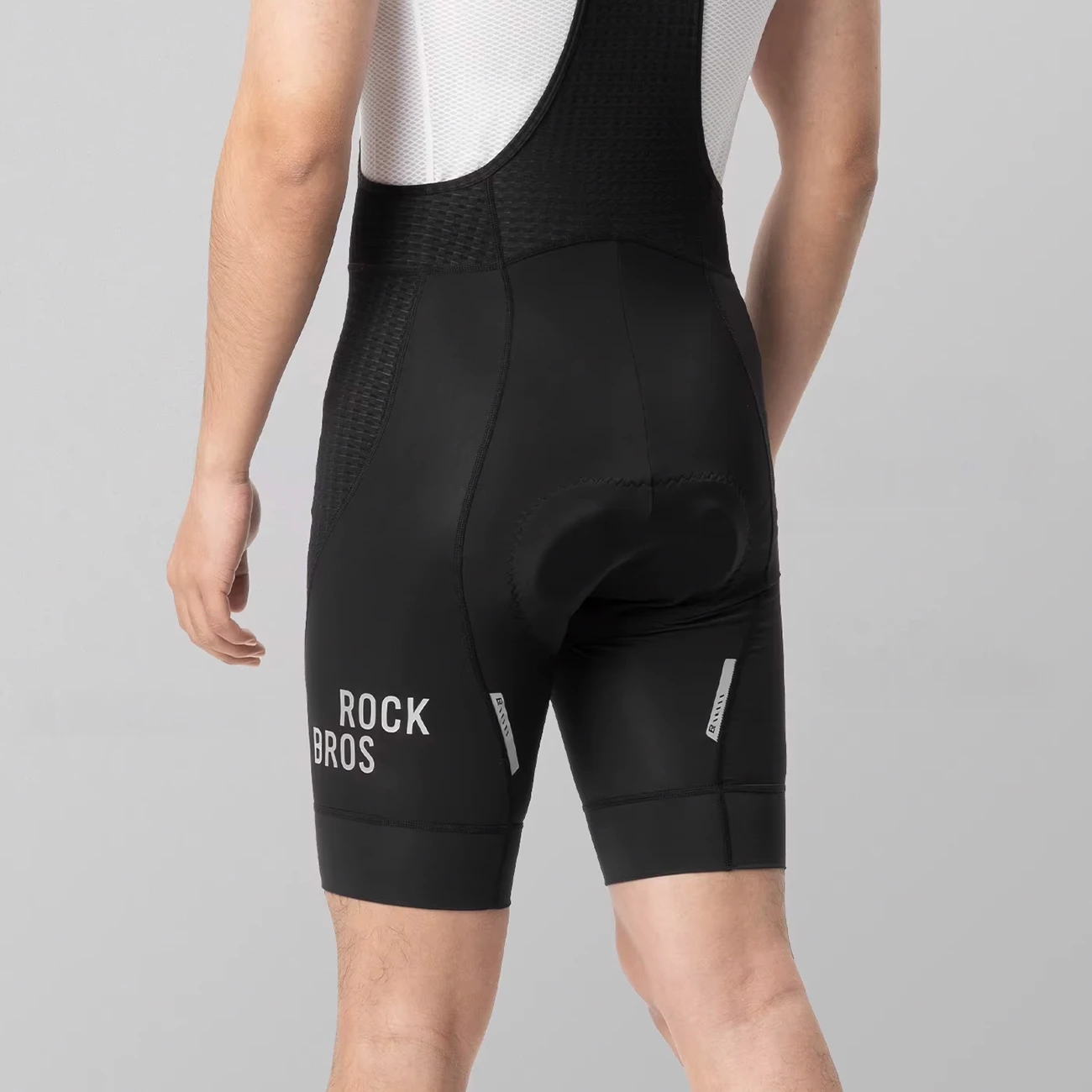 Pantallona bib çiklizmi për meshkuj Rockbros YDDK009 me jastëk, XL, e zezë