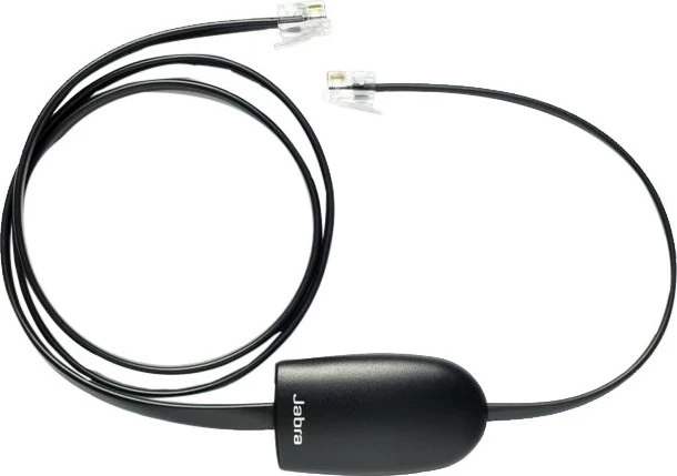 Kabllo adapter Jabra HHC për kufje biznesi, e zezë