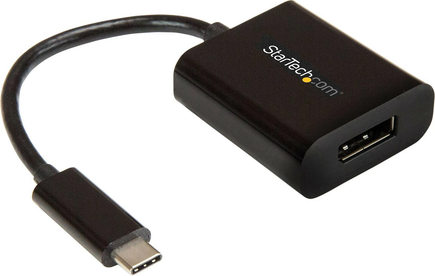 Adapter StarTech.com CDP2DP USB-C në DisplayPort, 4K 60Hz/8K 30Hz, DP 1.4, i zi