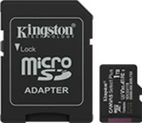 Kartelë memorie microSD Kingston Canvas Select+ G3, 1TB, 150MB/s me adapter