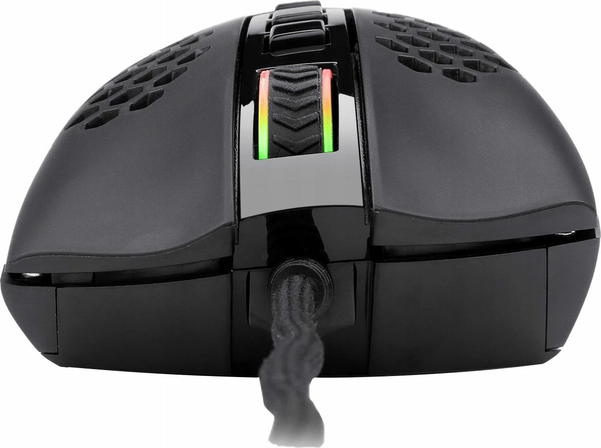 Maus gaming Redragon Storm M808-RGB, 12400 DPI, 7 butona, RGB, me kabllo USB, i zi