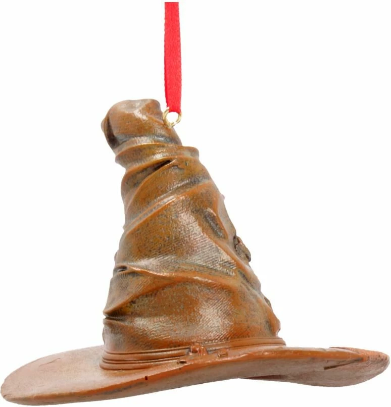 Ornament varës NEMESIS NOW Harry Potter Sorting Hat 9 cm, rrëshirë, kafe