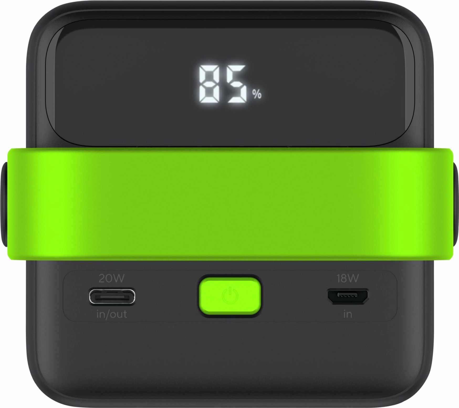 Powerbank Trust Redoh XXL 50000mAh 20W QC 3.0/PD me display, zi-jeshile