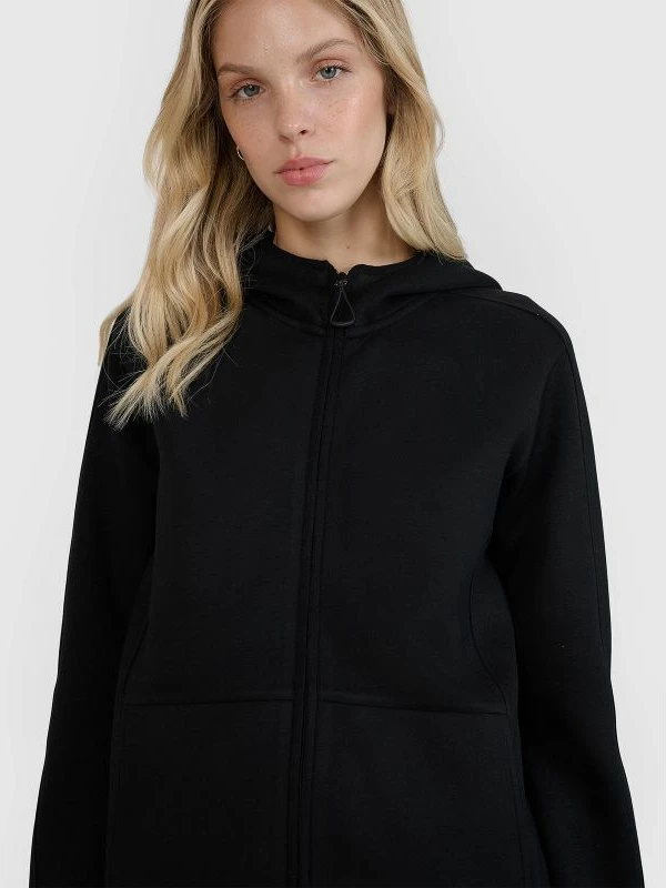 Duks me kapuç për femra 4F, gri