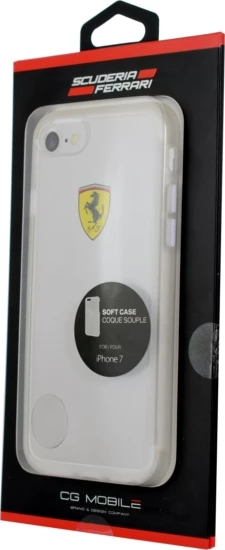 Mbështjellës Ferrari FEHCRFP7TR1 për iPhone 7/8/SE 2020/SE 2022, transparent