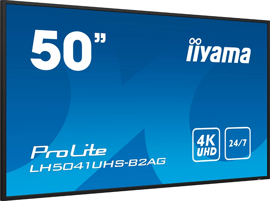 Ekran profesional IIYAMA ProLite LH5041UHS-B2AG 50" 4K UHD 24/7, zi