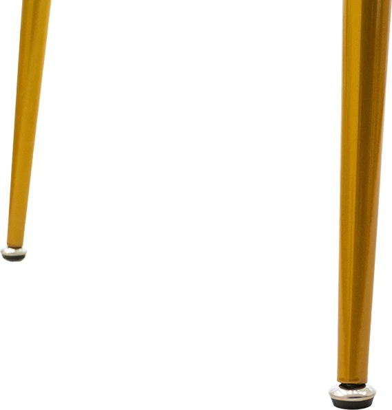 Tavolinë ngrënieje Paris, xham 8mm, model mermeri, ngjyrë e artë, 120x80x75cm