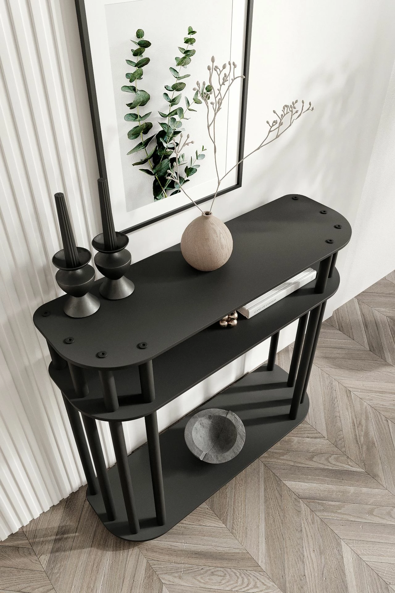 Komodë moderne Skye Decor, ngjyrë e zezë, Cruise