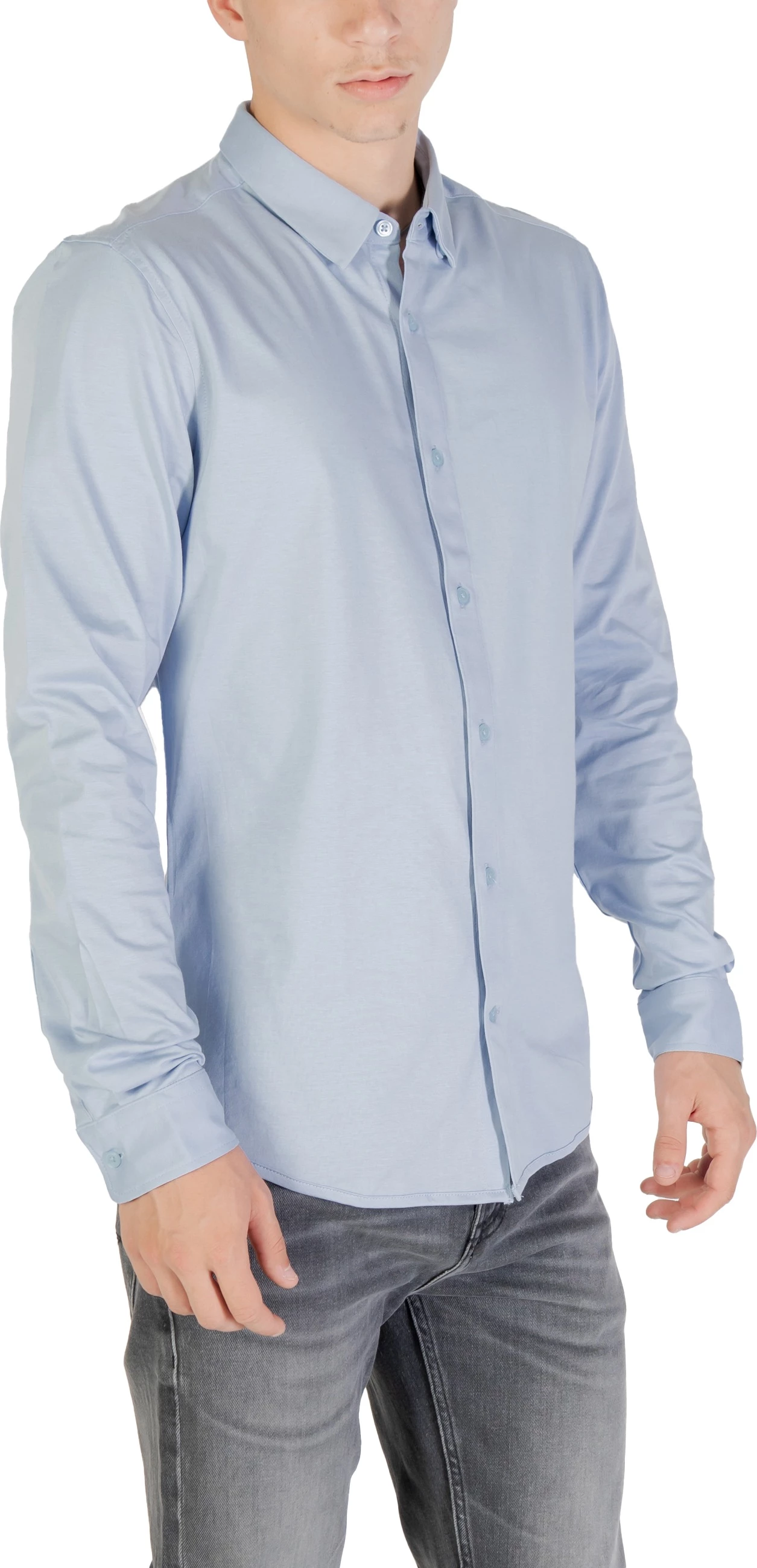 Këmishë për meshkuj Only & Sons ONSROBIN 22031023, kaltër e çelët [Madhësia: XL]