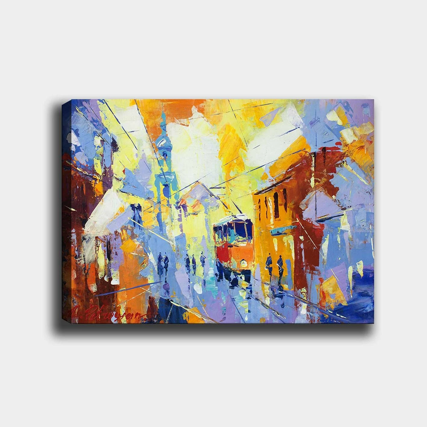 Pikturë dekorative në kanavacë, shumëngjyrëshe, 70x100cm, 446402158_70100