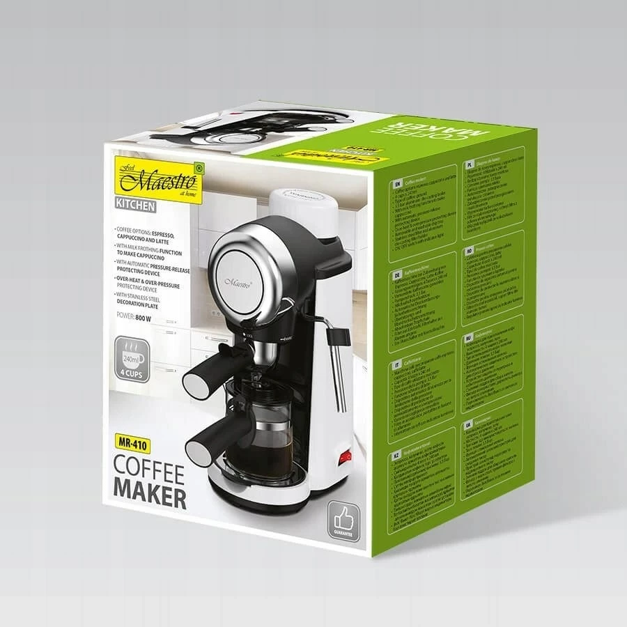 Aparat kafeje Maestro MR-410, 250 ml, Inoks