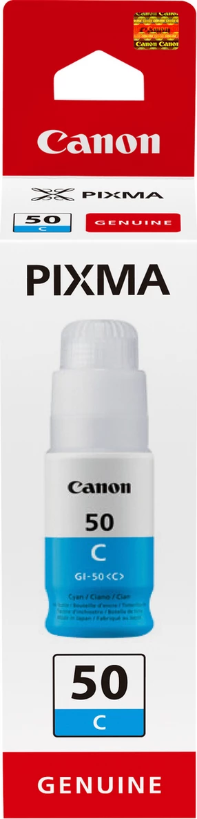 Bojë printeri, Canon, GI-50C 3403C001, shishe standard, cian