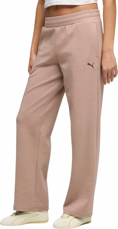 Pantallona për femra Puma ESS Elevated Straight Leg 691817 88, pastel rozë