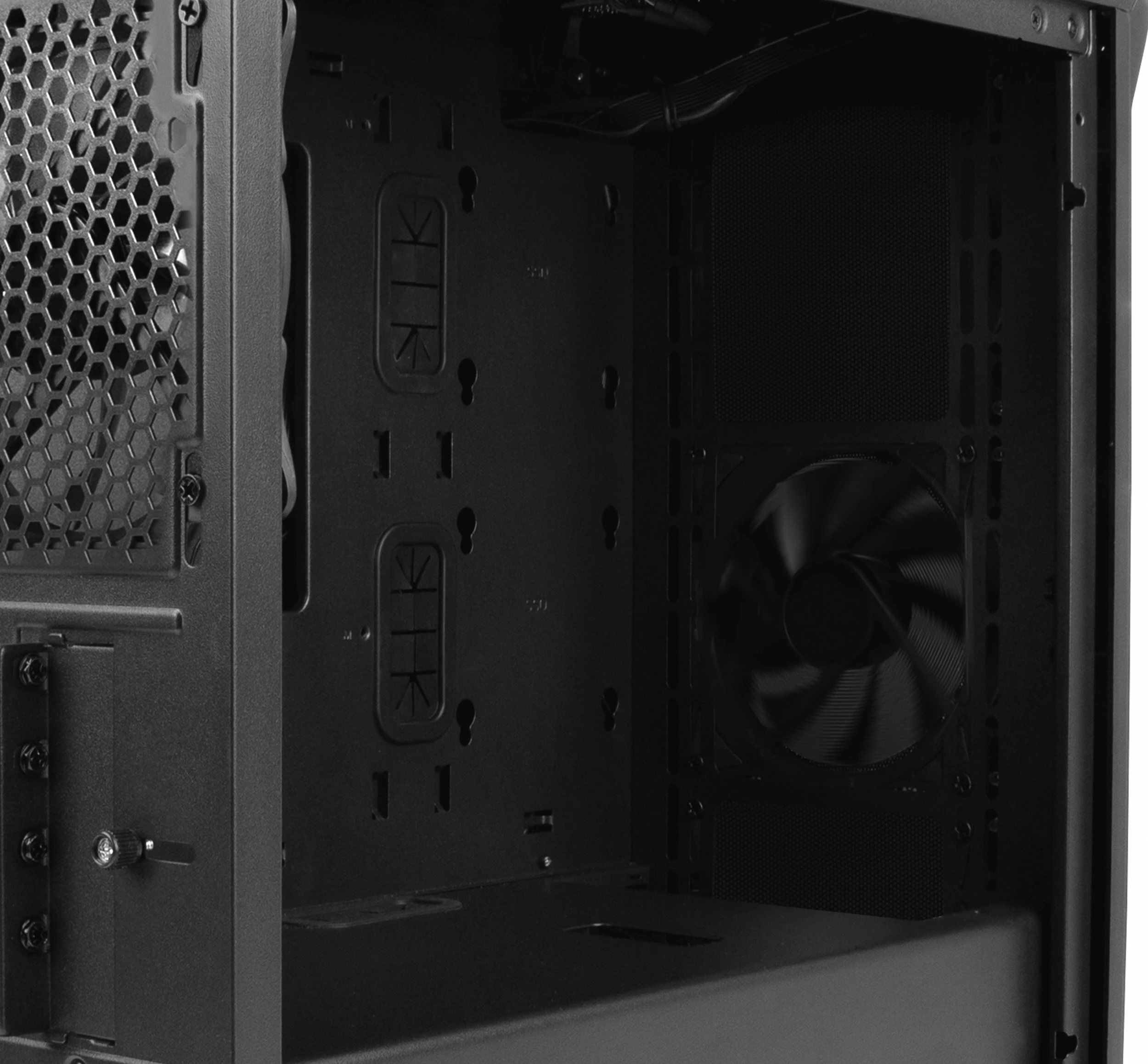 Kasë GENESIS Irid 503 V2 NPC-1558 Mini Tower, Micro-ATX/Mini-ITX, tempered glass, USB 3.0, e zezë