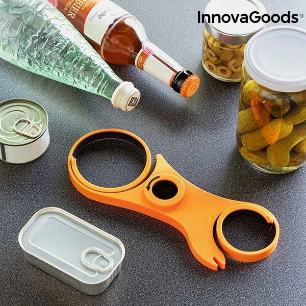 Hapëse multifunksionale InnovaGoods Kitchen Foodies 5-në-1, portokalli