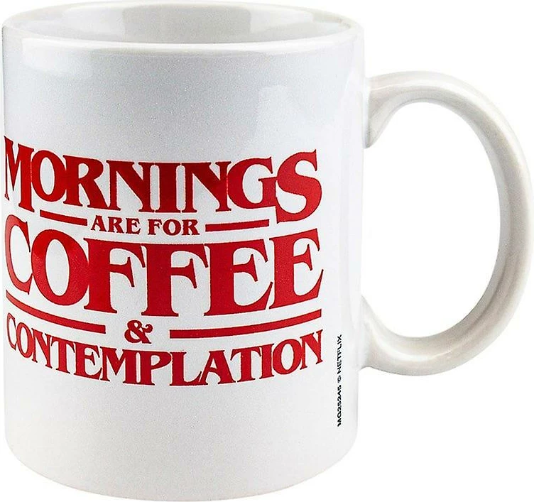 Skodelicë, Pyramid International, Stranger Things Coffee & Contemplation, e bardhë