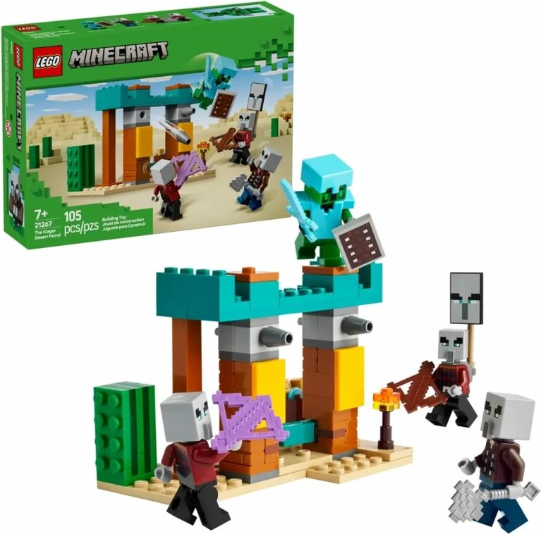 Set lodrash Lego Minecraft për fëmijë