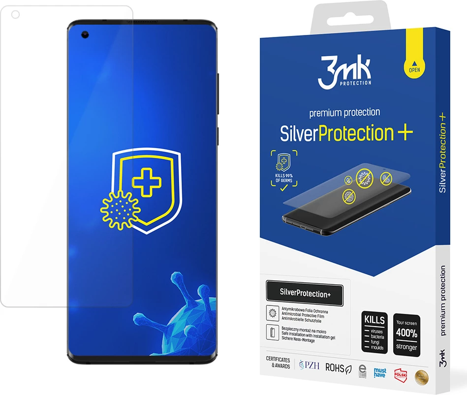 folie mbrojtëse ekrani 3mk SilverProtection+ për Motorola Edge 5G, me shtresë antimikrobiale dhe vetë-rigjeneruese