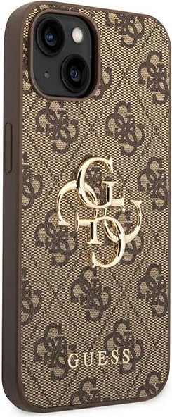 Mbështjellës Guess GUHCP14S4GMGBR për iPhone 14 6.1", hardcase, kafe