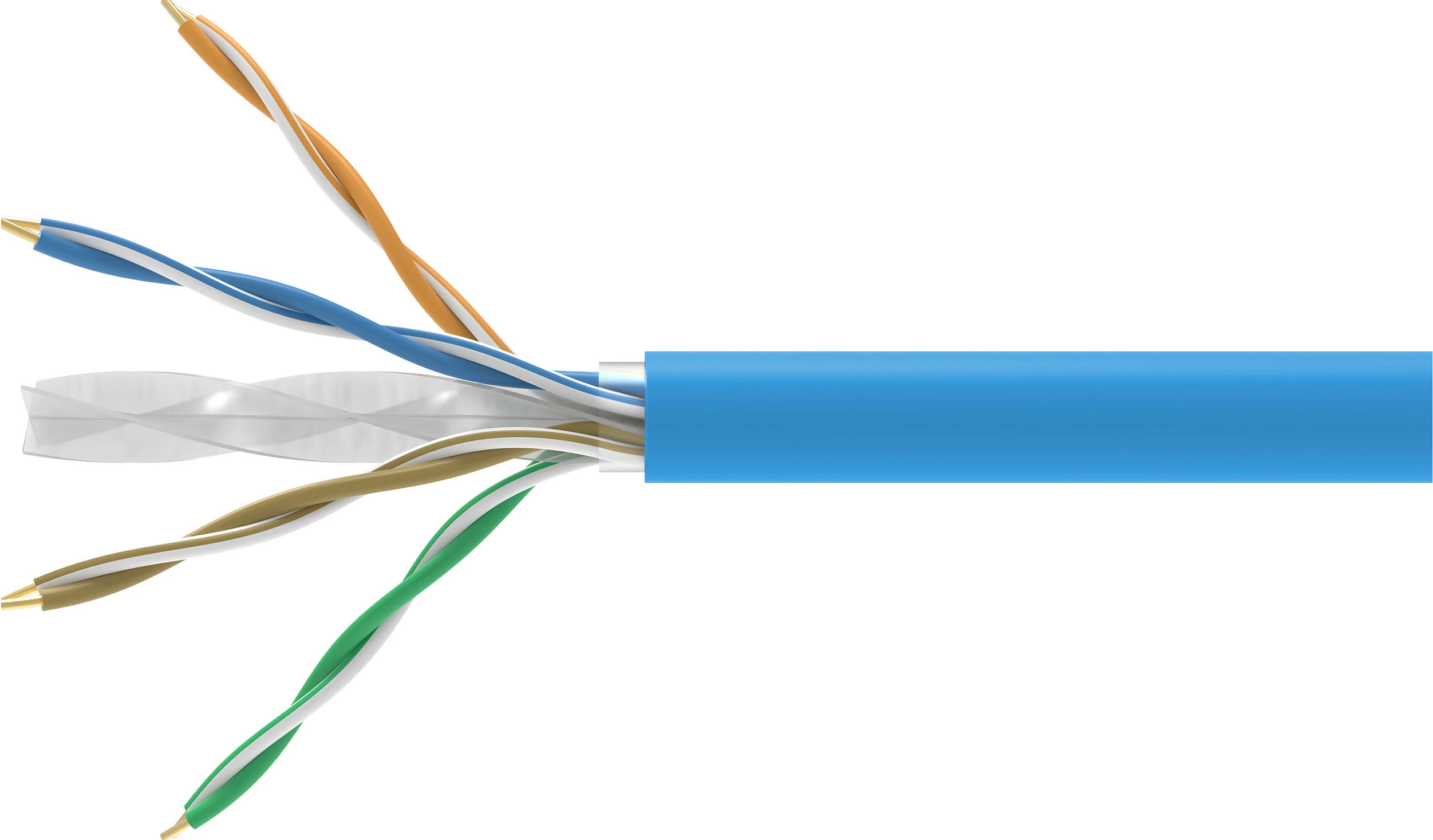 Kabllo rrjeti EQUIP Cat6A U/UTP 305m LSZH blu