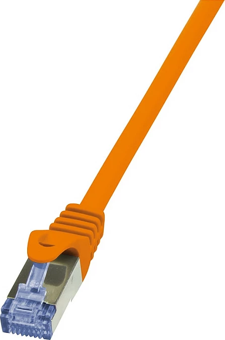 Kabllo rrjeti LogiLink PrimeLine Cat.6A S/FTP, 1m, portokalli