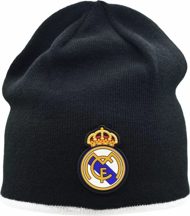Kapelë reversible Real Madrid, unisex, bardhë/zezë