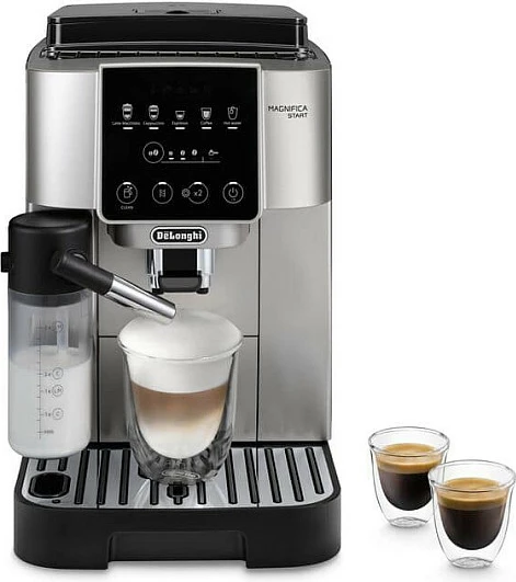 Aparat kafeje DeLonghi Magnifica Start Milk ECAM220.80.SB, automatik, 15 bar, mulli i integrum, 1.8 L, argjend/zi