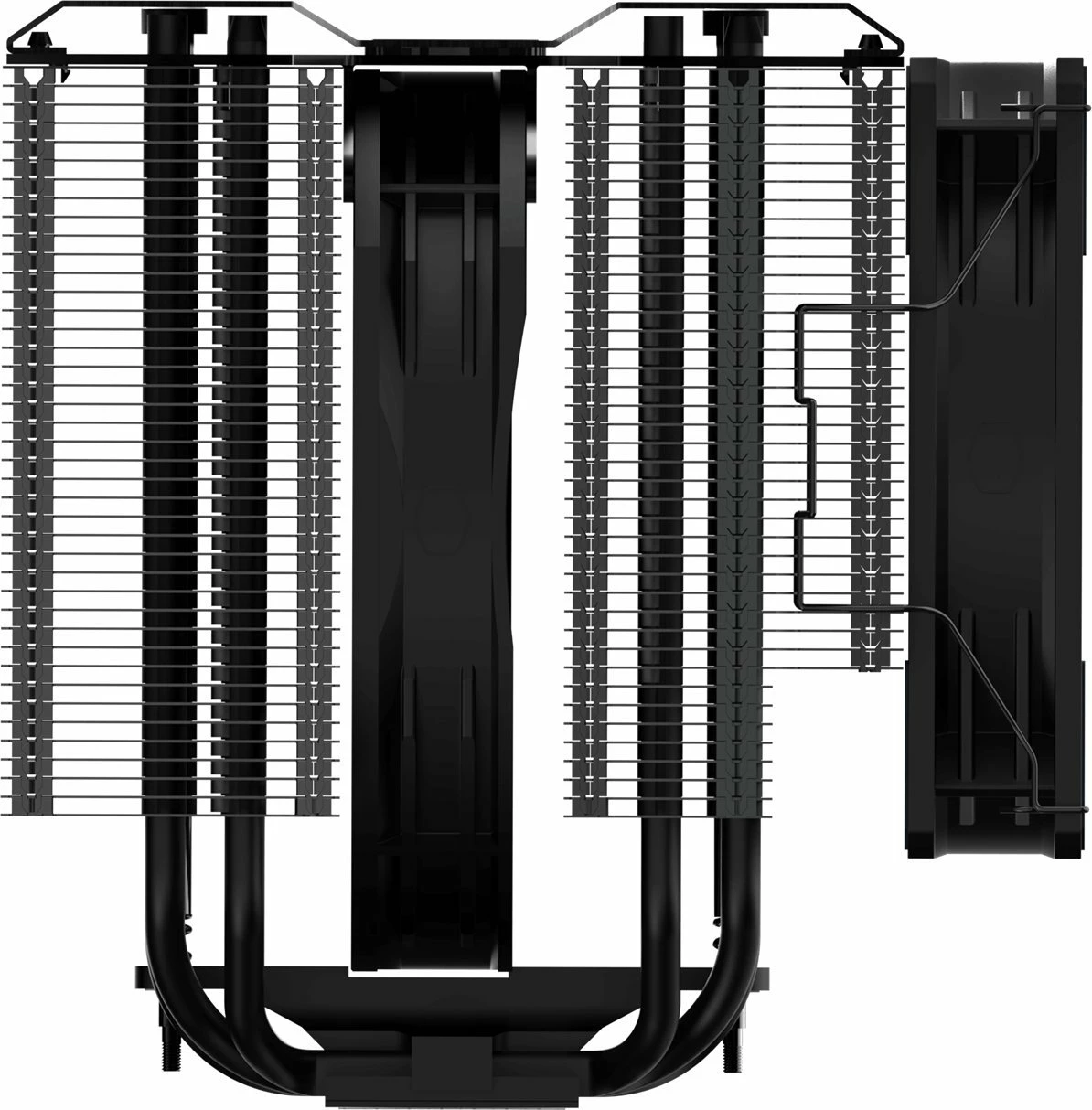 Ftohës procesori Cooler Master MasterAir MA824 Stealth (MAM-D8PN-318PK-R1) dual-tower, 2 ventilatorë 120/135 mm, TDP 280 W, Black