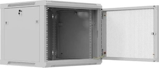 Kasë rack LANBERG 19" 9U 600x600mm, varëse, derë me vrima, gri