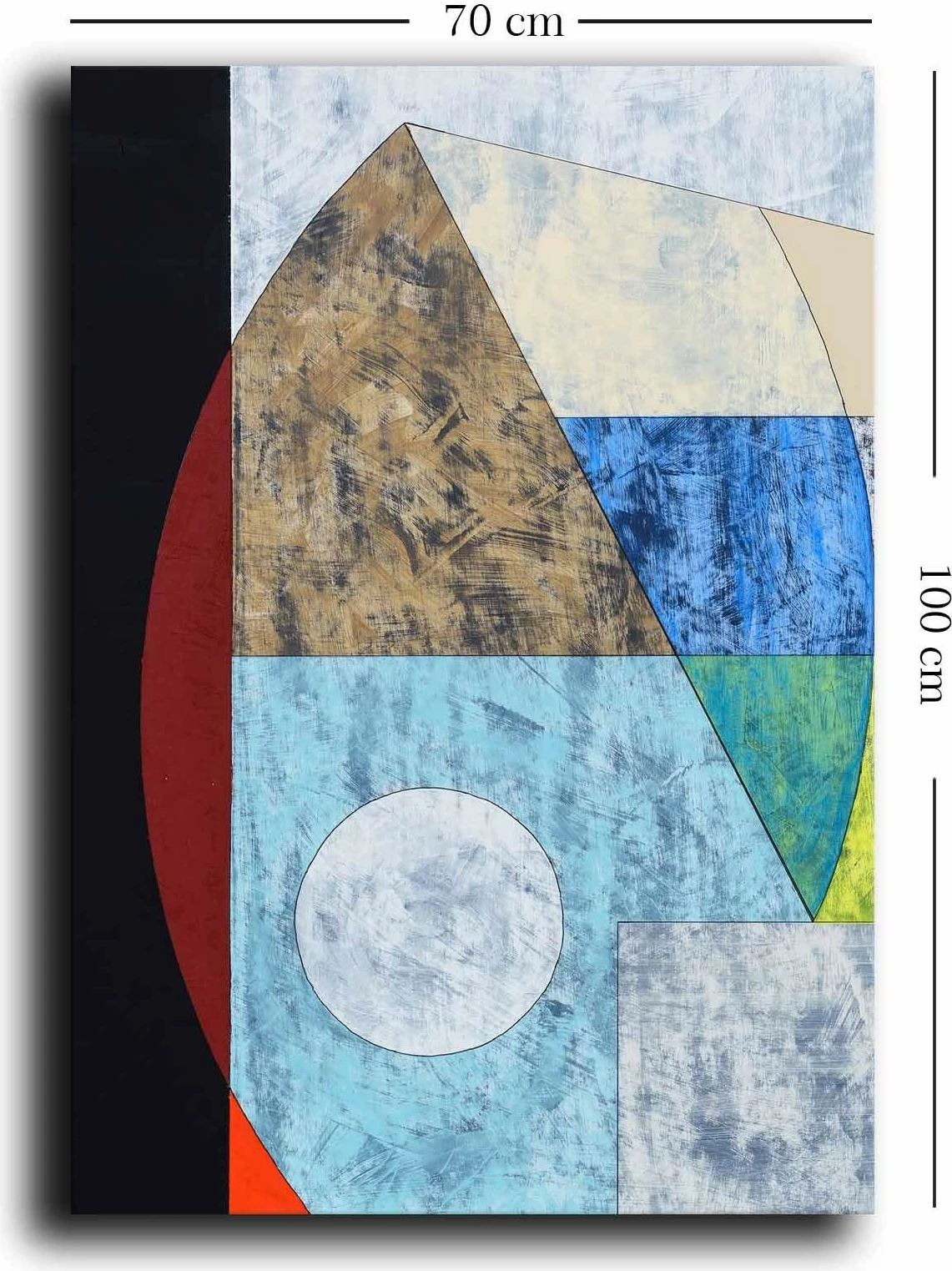 Pikturë dekorative në kanavacë, shumëngjyrëshe, 70x100cm, Wallity 70100NISC-008
