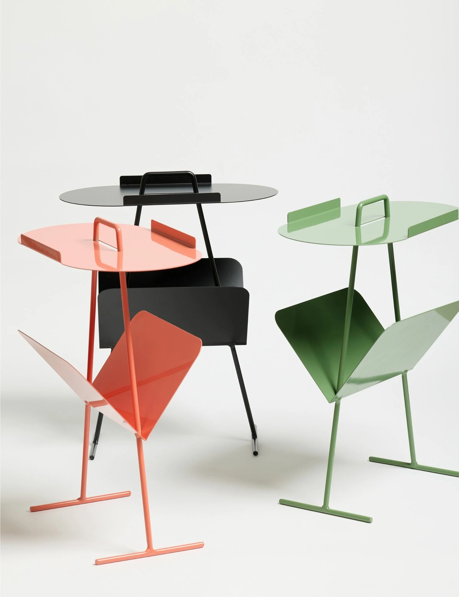 Tavolinë anësore Skye Decor, ngjyrë salmon