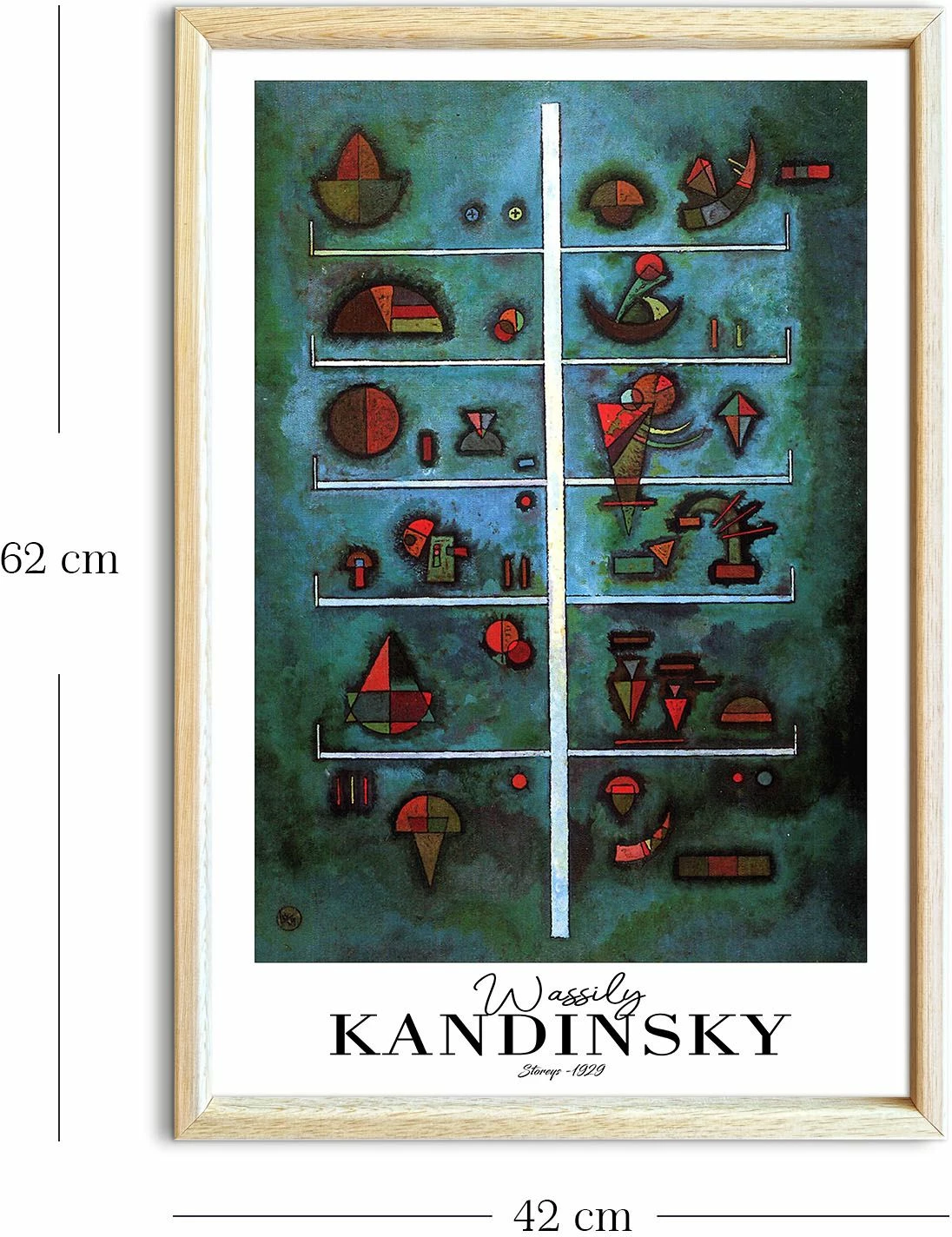 Pikturë dekorative me kornizë, Wallity, 4262AHSKANDINSKY-028