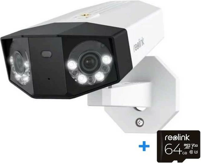 Kamerë rrjeti Reolink Duo Series P750 PoE, 64GB, bardhë