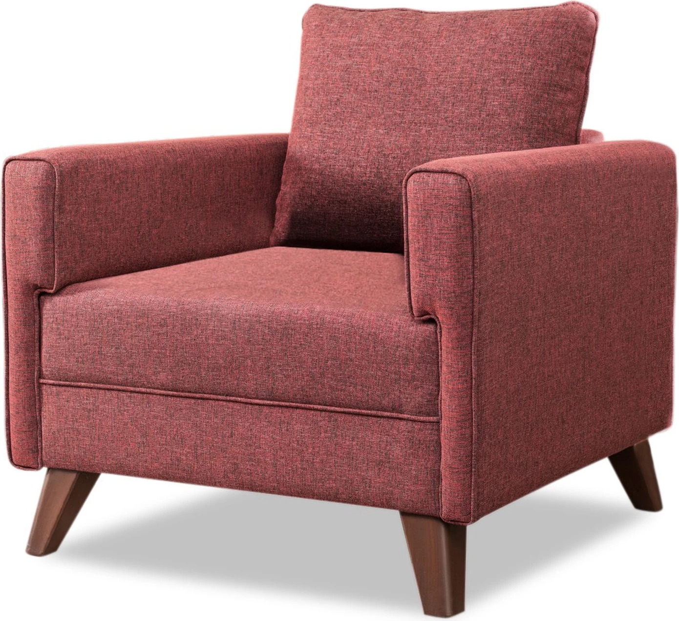 Fotel një vendësh Atelier del Sofa, Bella, ngjyrë e kuqe e errët