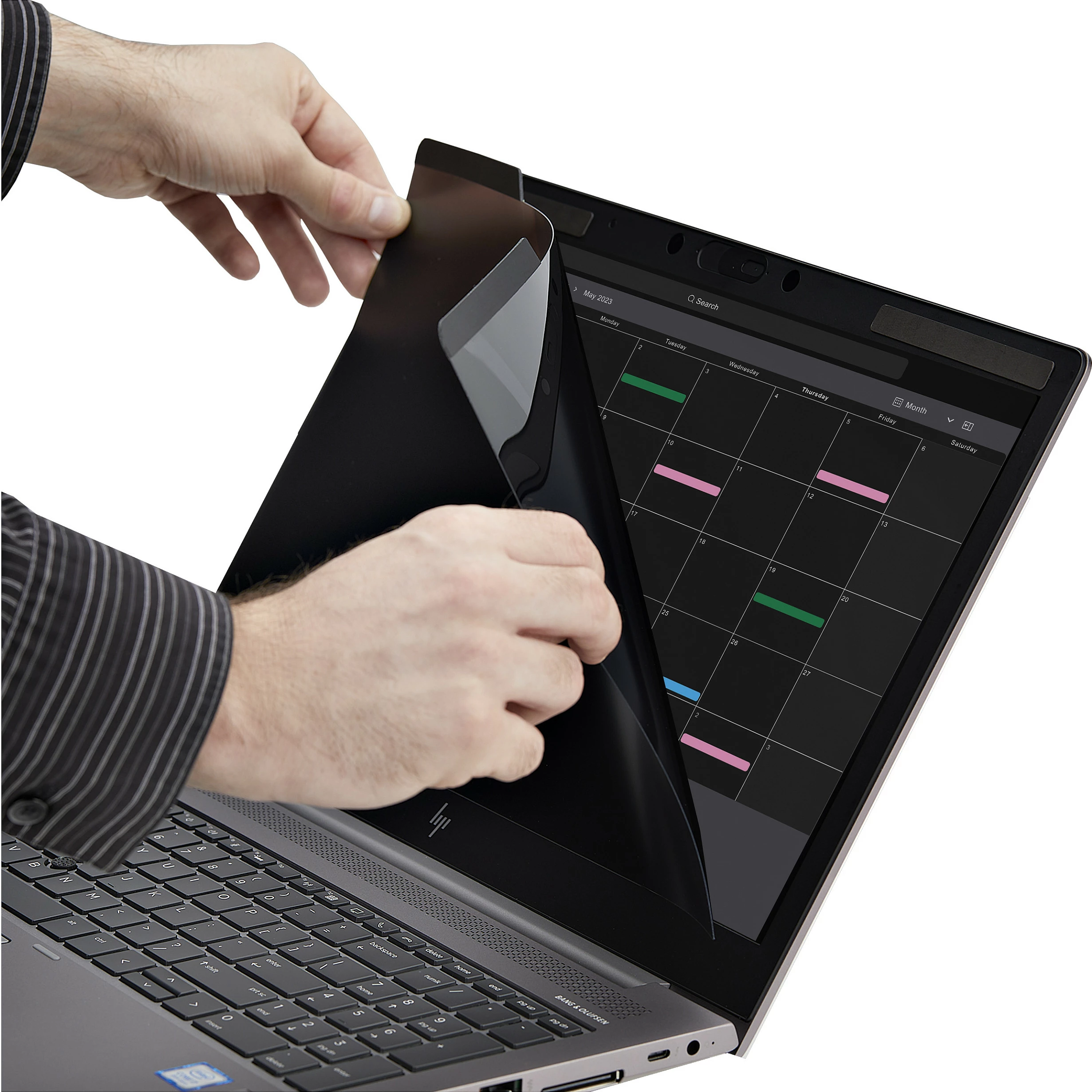 Filtër privatësie për laptop StarTech PRIVSCNLT15, 15.6", 16:9, magnetik, anti-shkëlqim, reduktim drite blu, i zi