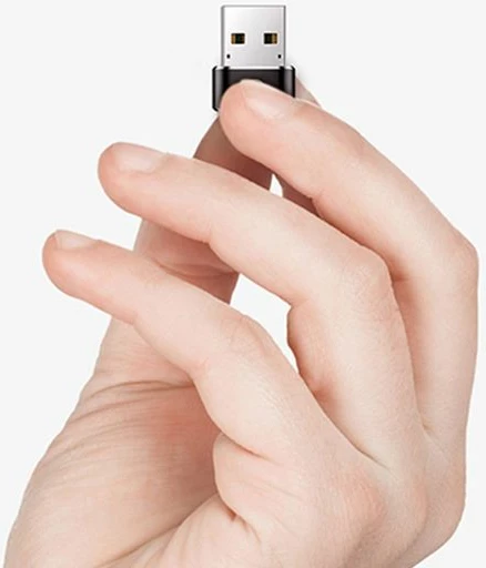 Adapter USB Baseus 28297-uniw USB-A në USB-C, USB 2.0, i zi