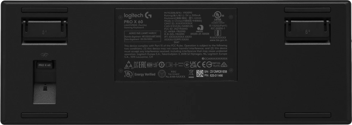 Tastierë mekanike Logitech G 920-011905, RGB LED, QWERTZ, e zezë