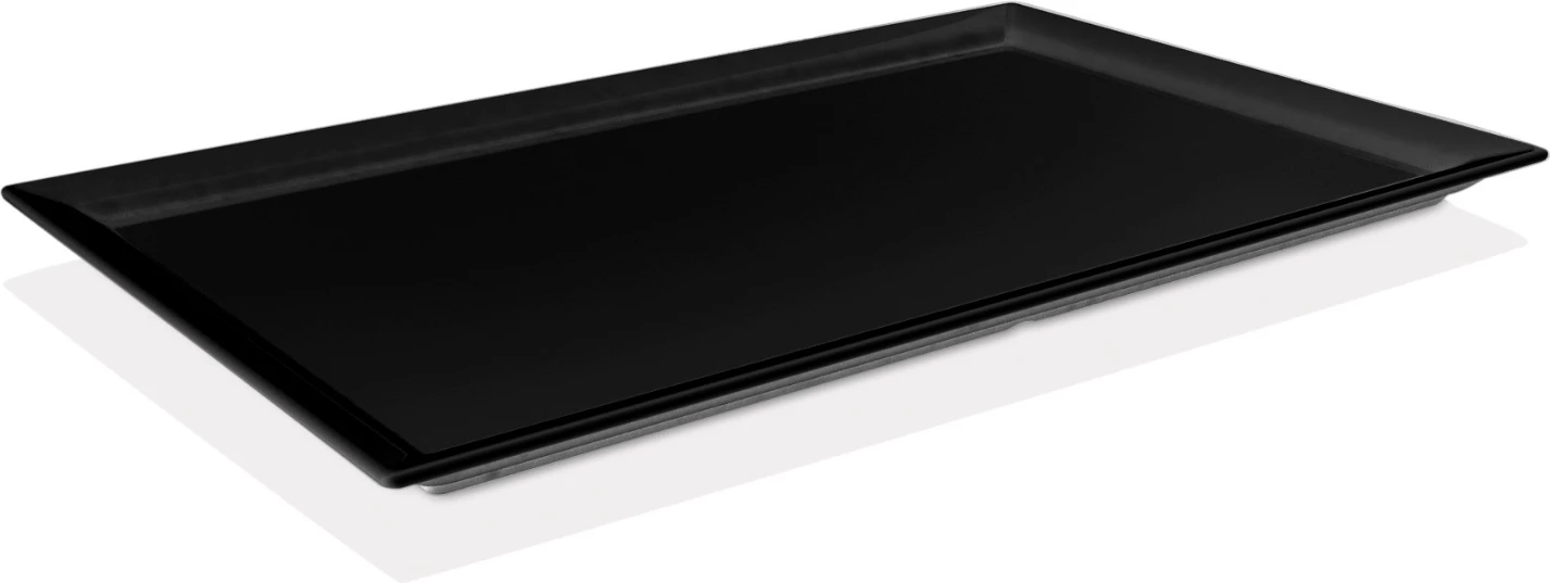 Tabaka melamine, Fine Dine, GN 2/4, 530x162 mm, e zezë