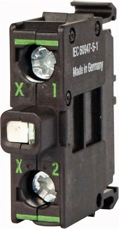 Element ndriçues LED Eaton M22-LEDC230-W, 85-264VAC, LED e bardhë, montim me vidhë, i zi
