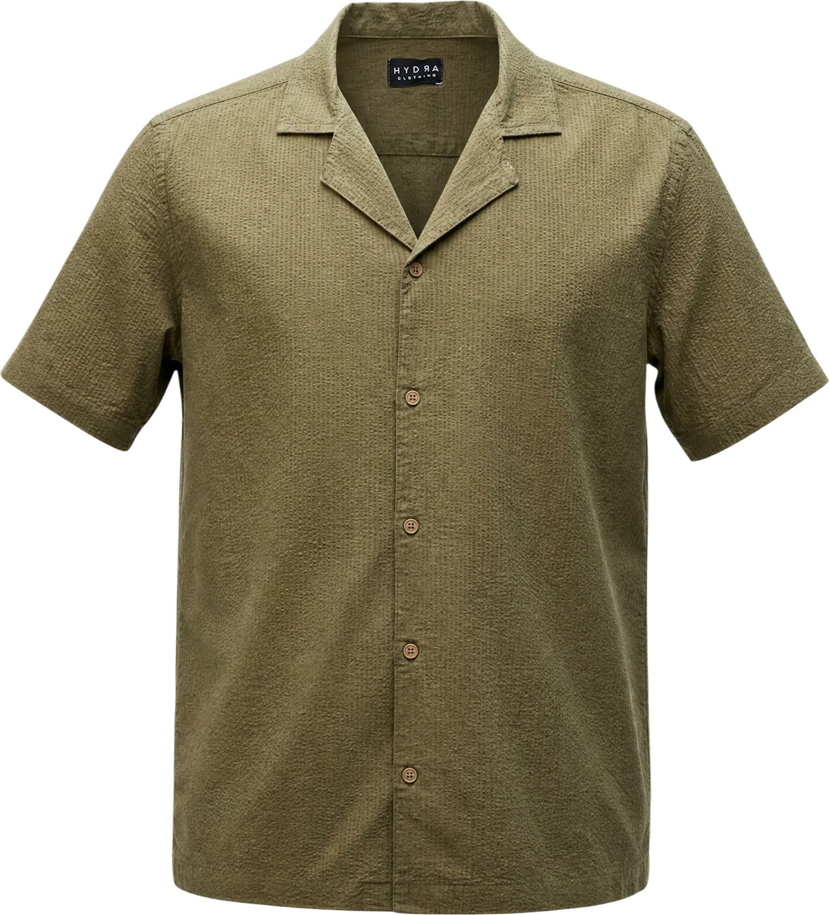 Këmishë me mëngë të shkurta për meshkuj Hydra Clothing SLE5CM010708U, jeshile ulliri [Madhësia: S]