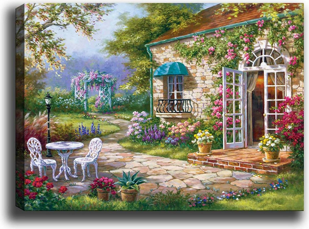 Pikturë dekorative në kanavacë, shumëngjyrëshe, 50x70cm