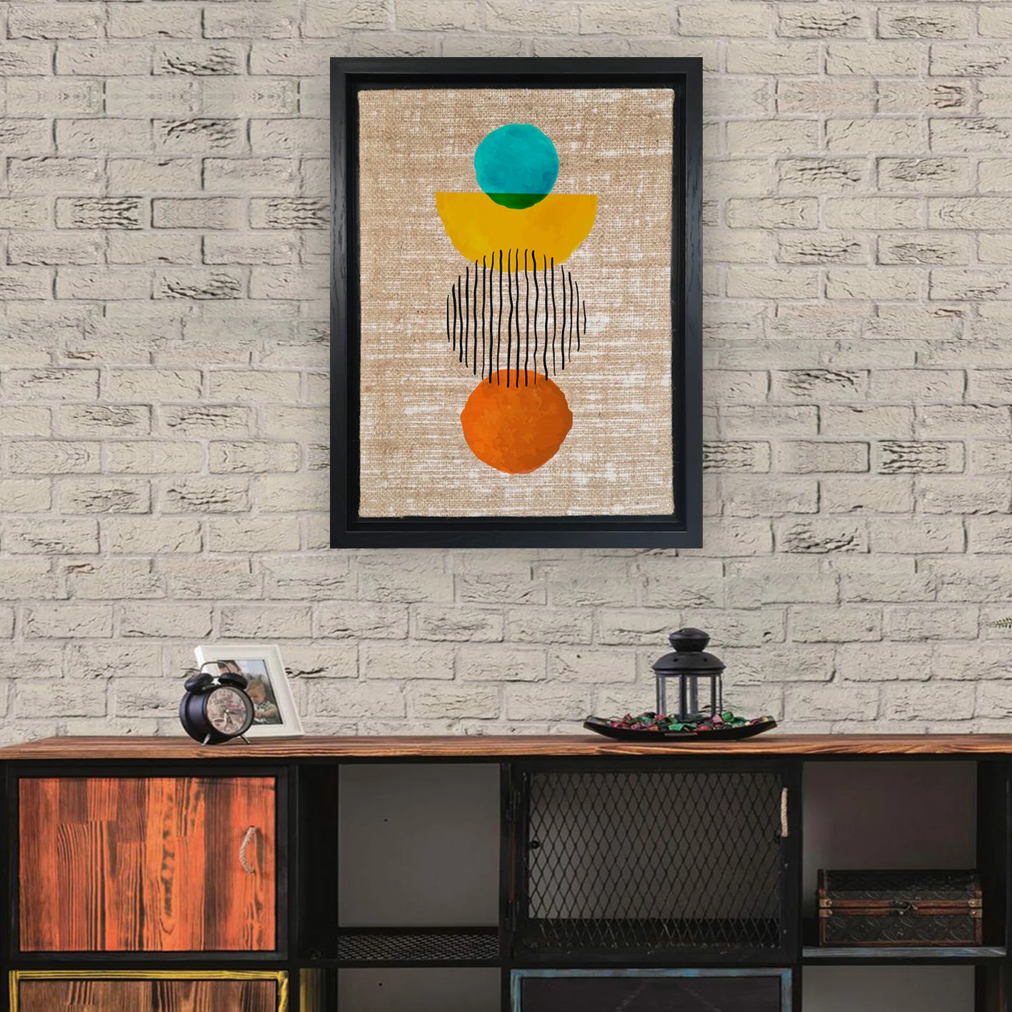 Pikturë dekorative në kanavacë, shumëngjyrëshe, Wallity LSJ219906277902 - 6696, 66x96cm