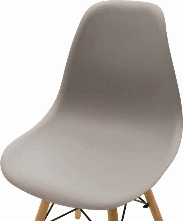 Karrige Julita PP ngjyrë gri-këmbë natyrale 46x50x82cm